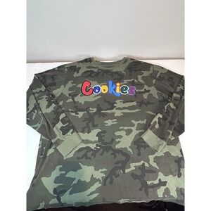 Cookies SF Camo Long Sleeve Shirt Men's 3XL Streetwear